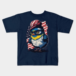 Patriotic Chicken Kids T-Shirt